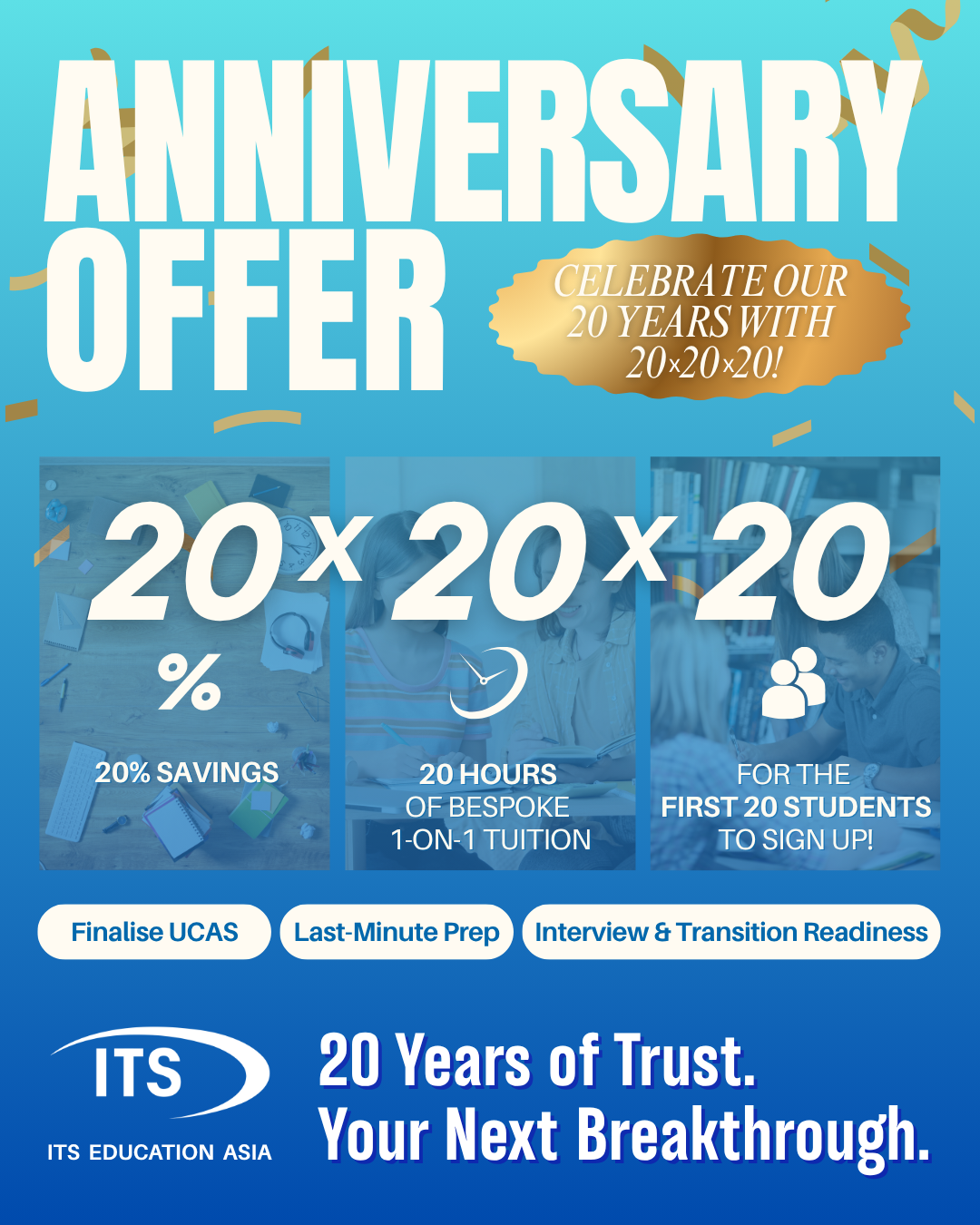 ITS Education Asia 20th Anniversary Promo